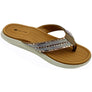 High Tide Glammer ladies sandal with shimmer straps and cushioned footbed for stylish comfort