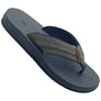 High Tide Men’s Redondo flip flops in camel, black, and charcoal for style and comfort