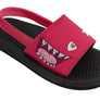 High Tide Shark Toddler Slide with soft footbed and fun shark design for comfort and easy wear