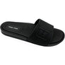High Tide Yucatan ladies slide with woven-look strap and cushioned footbed for relaxed summer comfort