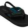 High Tide Zig Zag Comfort Toddler Flip Flops with cushioned sole and heel strap for secure wear