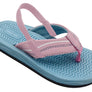 High Tide Zig Zag Comfort Toddler Flip Flops with cushioned sole and heel strap for secure wear