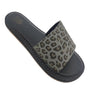 High Tide Ladies Leopard Slide with comfy EVA insole and rubber sole, for summer casual