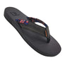 High Tide Men Black Brandon Elite Flip Flops with EVA insole & rubber outsole, for summer fun.