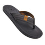 High Tide Men Black Crypto Flip Flops with EVA insole & rubber outsole, for summer fun