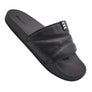 High Tide Men Black Doja Slides with EVA insole & rubber outsole, for summer beach fun