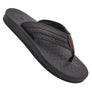 High Tide Men Black Redondo Flip Flops with EVA insole & rubber outsole, for summer fun