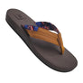 High Tide Men Brown Brandon Elite Flip Flops with EVA insole & rubber outsole, for summer fun