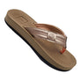 High Tide Tweens Tan Comfort Summer Flip Flops with EVA insole & rubber outsole