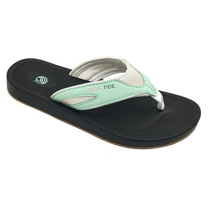 HIGH TIDE LADIES CARBON "DOCK MASTER" FLIP FLOPS