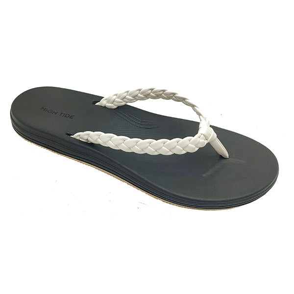 High Tide Carbon Lillian Braid sandal with woven strap detail and cushioned footbed for daily comfort