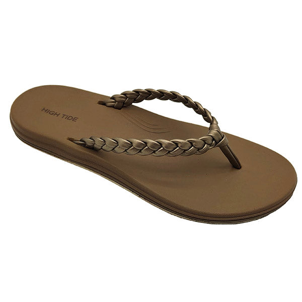 High Tide Carbon Lillian Braid sandal with woven strap detail and cushioned footbed for daily comfort