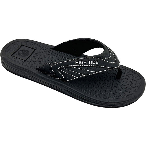 High Tide Slab men’s flip flops with thick straps and cushioned footbed for durable all-day comfort
