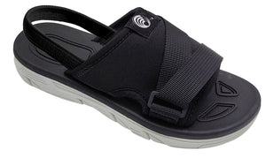 High Tide Tek Toddlers Slide with soft footbed and wide strap for comfort during play and outings