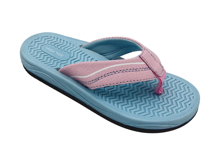 High Tide Zig Zag Kids Flip Flops with soft footbed and fun zig-zag design for everyday comfort