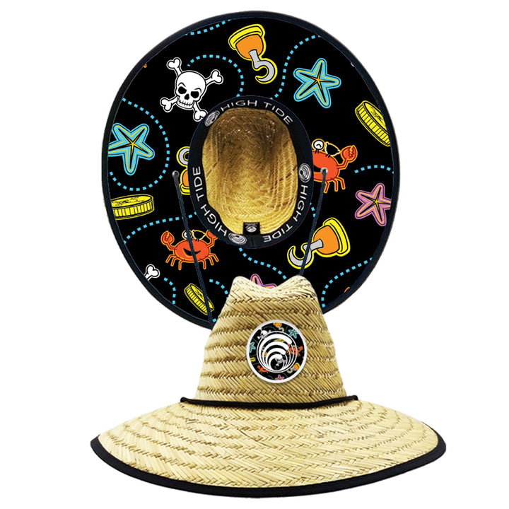 HIGH TIDE PIRATE YOUTH STRAW HAT